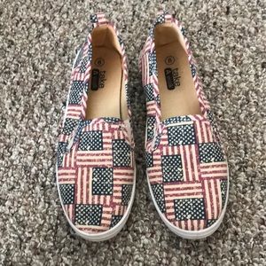 USA flag shoes